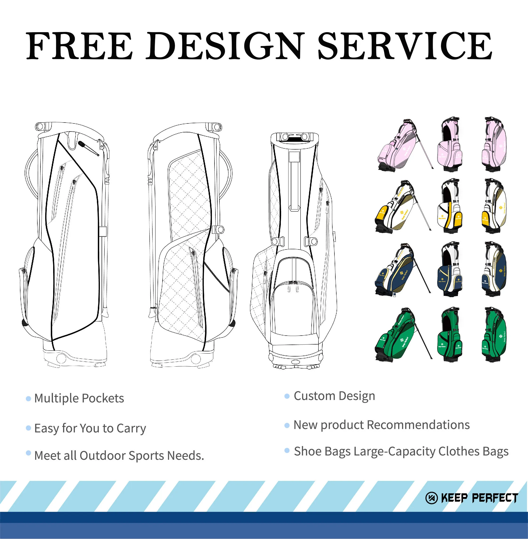 Custom Golf Bag Manufacturing by Junyuan — OEM Factory