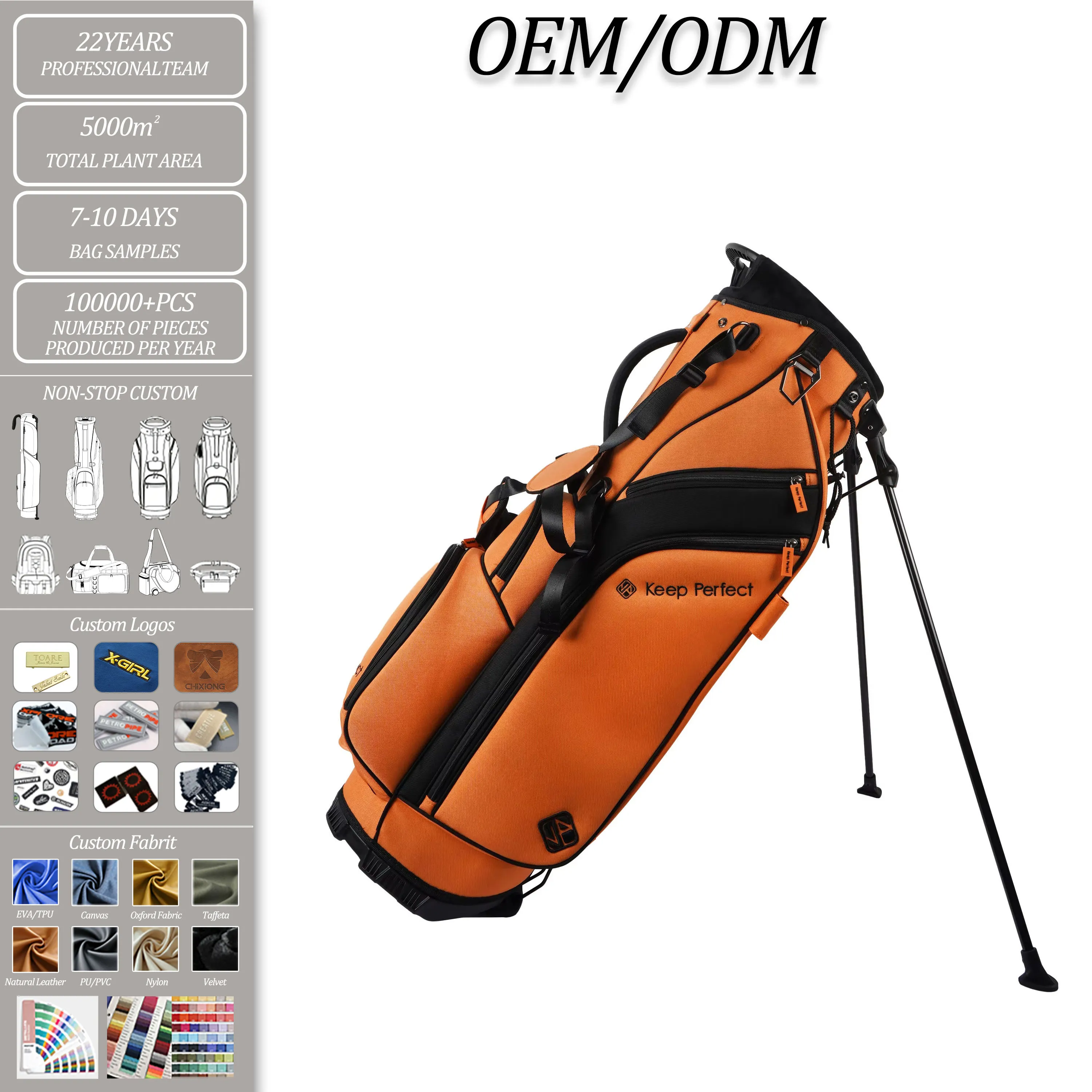 Golf bag component materials and their REACH compliance status