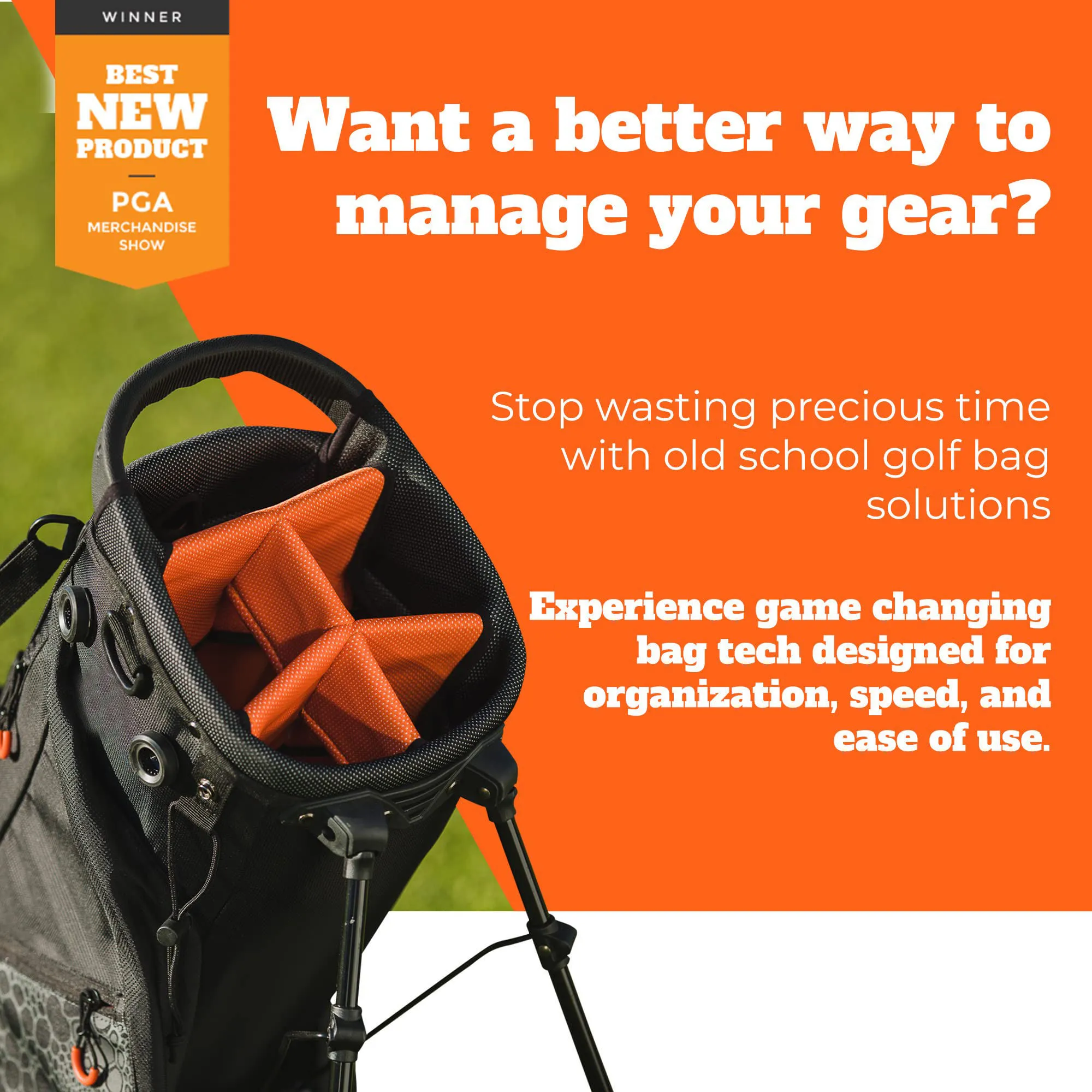 Hybrid material golf bag combining nylon and synthetic leather