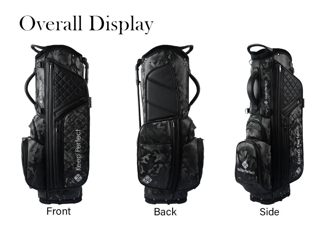 Golf bag factory producing custom bags for the US market with proper labeling