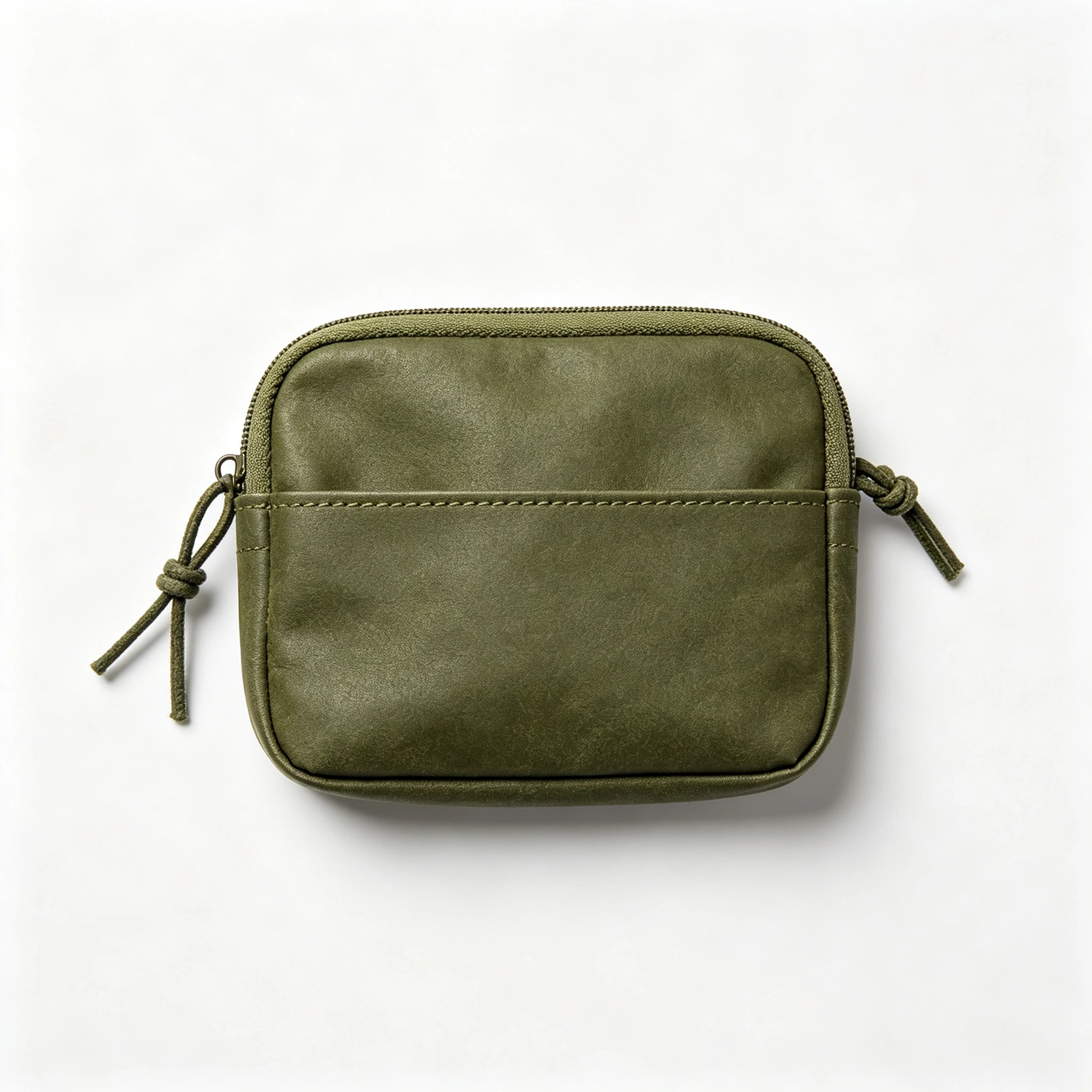 Retro leather and canvas bag with vintage design cues